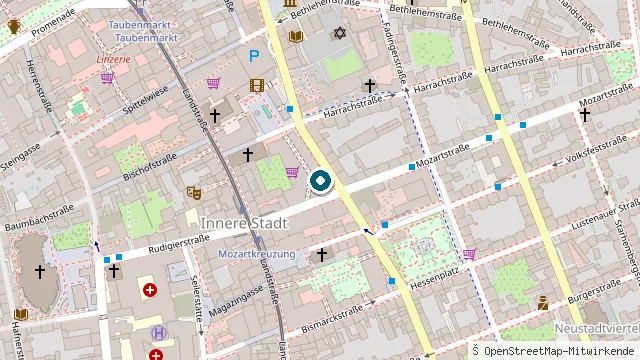 Karte: Mozartstraße 11, 4020 Linz