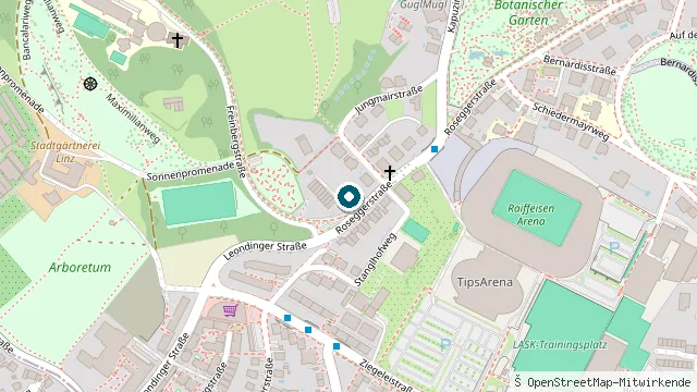 Karte: Roseggerstraße 38, 4020 Linz